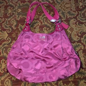 Pink Coach handbag